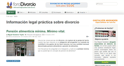 Desktop Screenshot of forodivorcio.com
